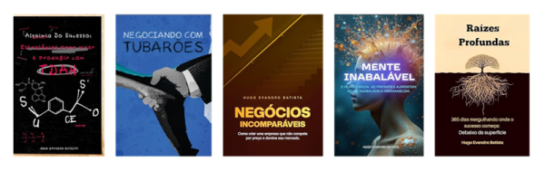 De CLT aos R$ 75 milhões de faturamento: Hugo Batista lança coleção com cinco livros sobre empreendedorismo, produtividade e propósito